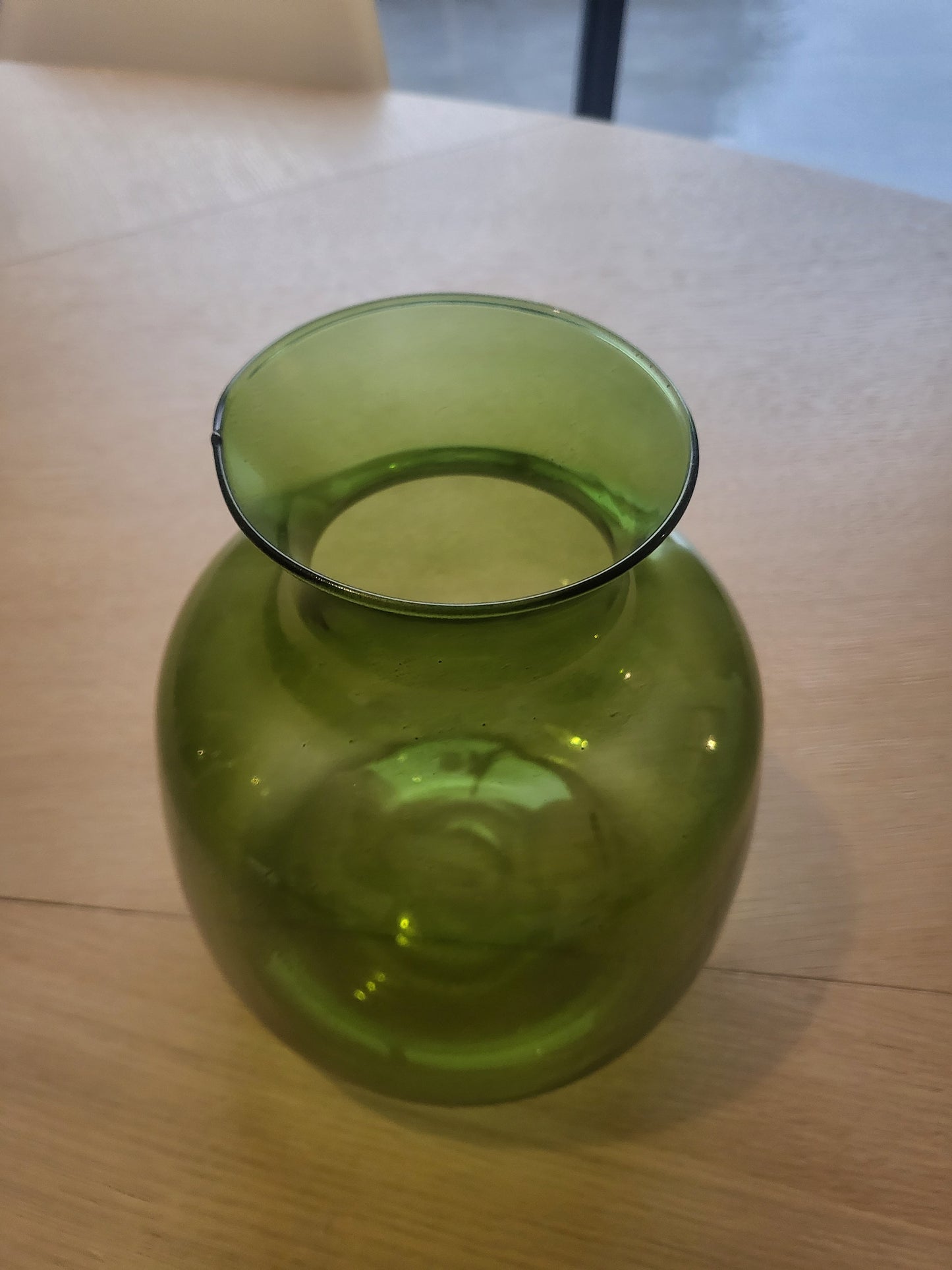 Vase en VERRE Vert