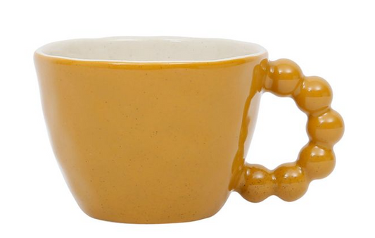 Tasse à thé ORGANIC Moutarde x4