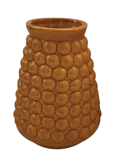 Vase Céramique POINT curcuma